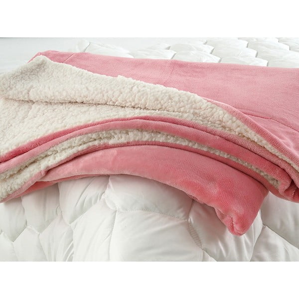 Koc z materiału sherpa 150x200 cm – B.E.S.-image-1