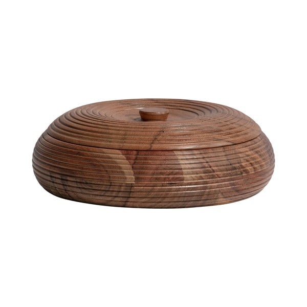 Naturalny pojemnik z drewna akacji BePureHome, 20x7 cm