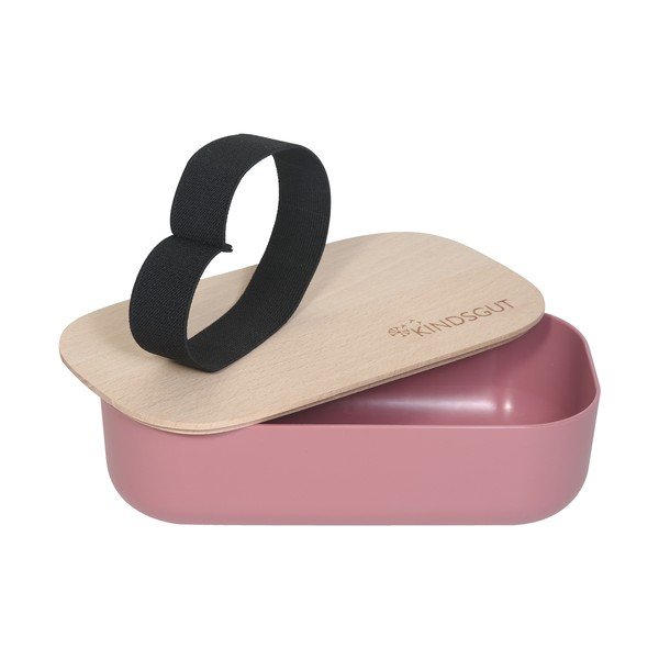 Pojemnik śniadaniowy dla dzieci Dusky Pink – Kindsgut-image-2