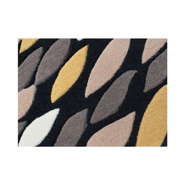 Dywan Flair Rugs Swirl Black/Gold, 160x230 cm-image-3