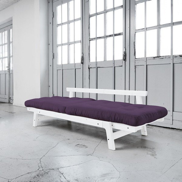 Sofa rozkładana Karup Step White/Purple-image-2