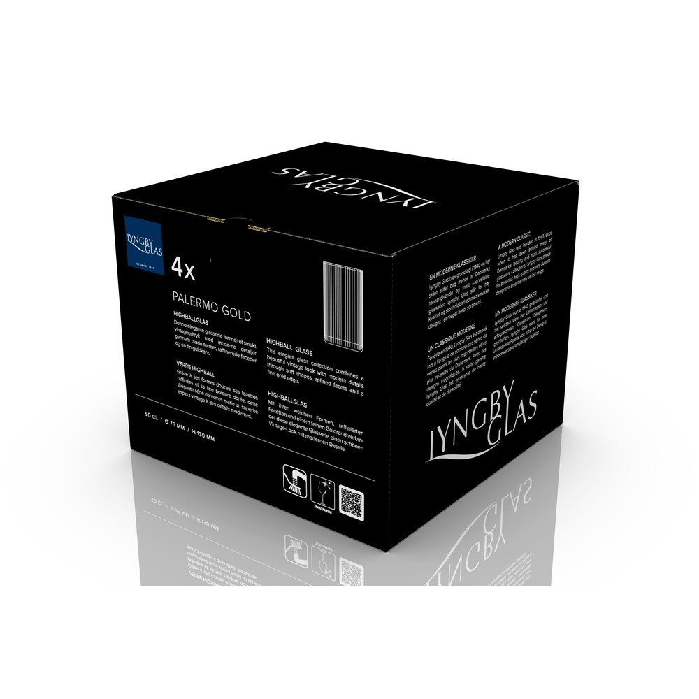 Szklanki zestaw 4 szt. 500 ml Palermo – Lyngby Glas (zdjęcie 5)