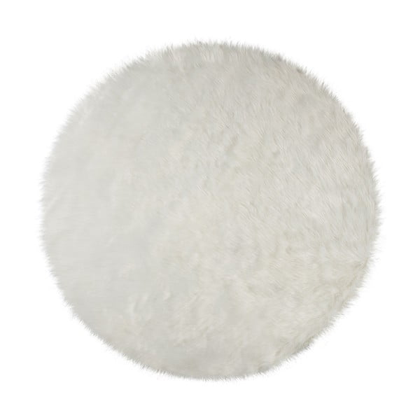 Biały okrągły dywan Flair Rugs Sheepskin, ⌀ 120 cm