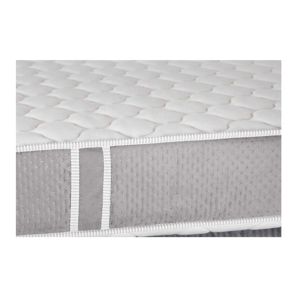 Biało-szary materac z pianki z pamięcią kształtu Stella Cadente Syrius 180x200 cm-image-1