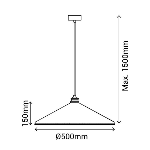 Czerwona lampa wisząca SULION Elena, wys. 150 cm-image-4