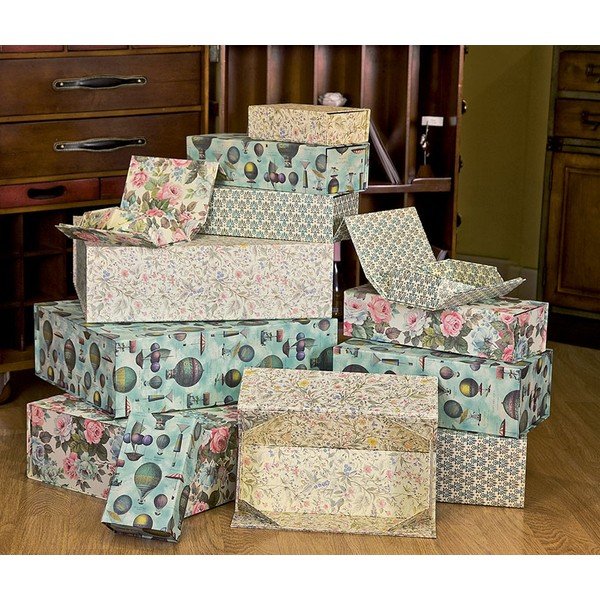 Pudełka prezentowe zestaw 3 szt. Air Baloons – Kartos-image-1