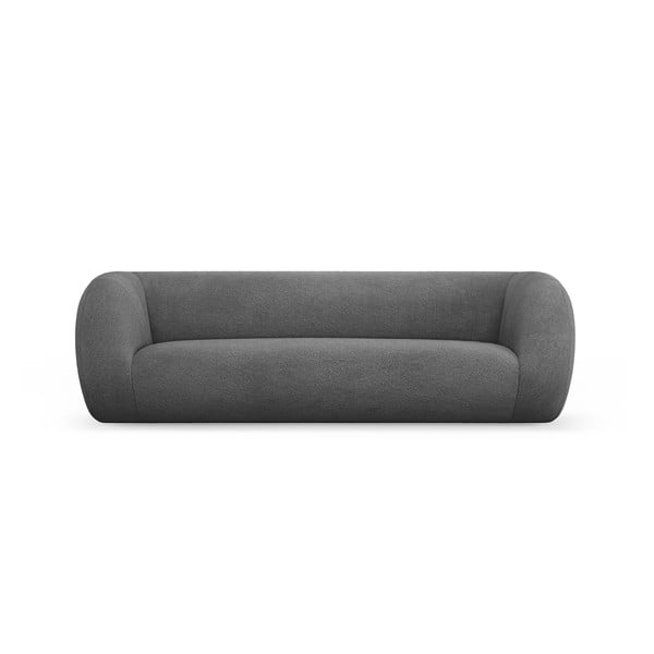 Szara sofa z materiału bouclé 230 cm Essen – Cosmopolitan Design