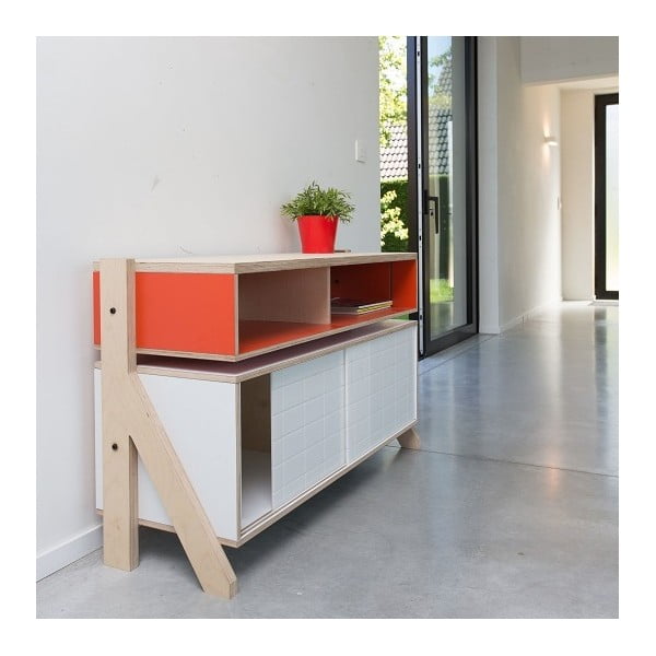 Czarna wysoka komoda rform Frame-image-3