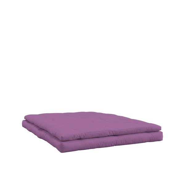 Sofa rozkładana ze skórzanym paskiem Karup Buckle Up Taffy Pink-image-2