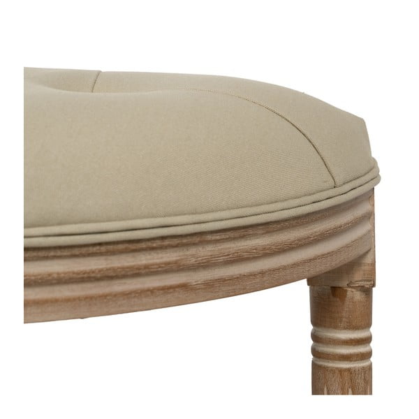 Beżowo-naturalna ławka Royal – Ixia-image-4