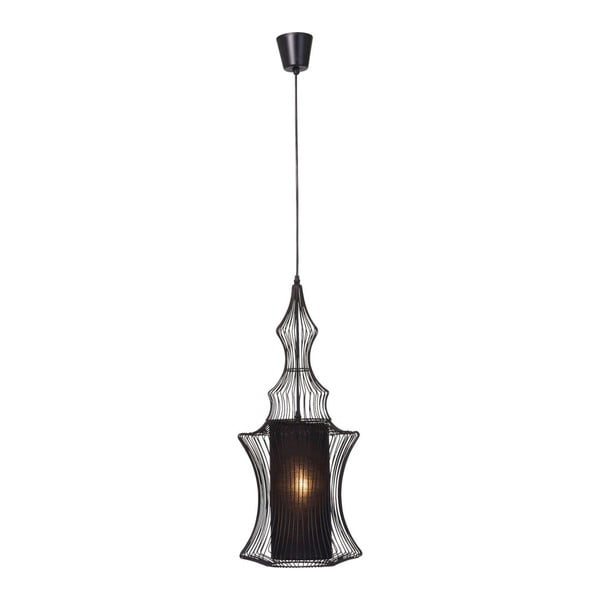 Czarna lampa sufitowa Kare Design Swing Zylinder