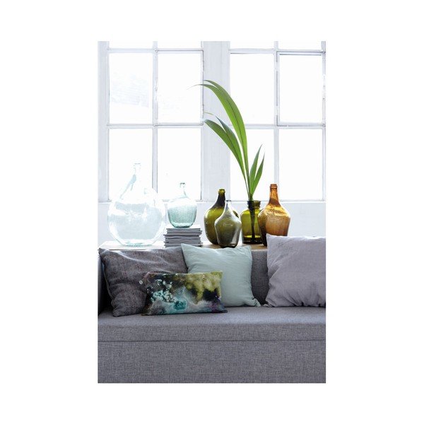 Wazon Green Glass, 14x9-image-1