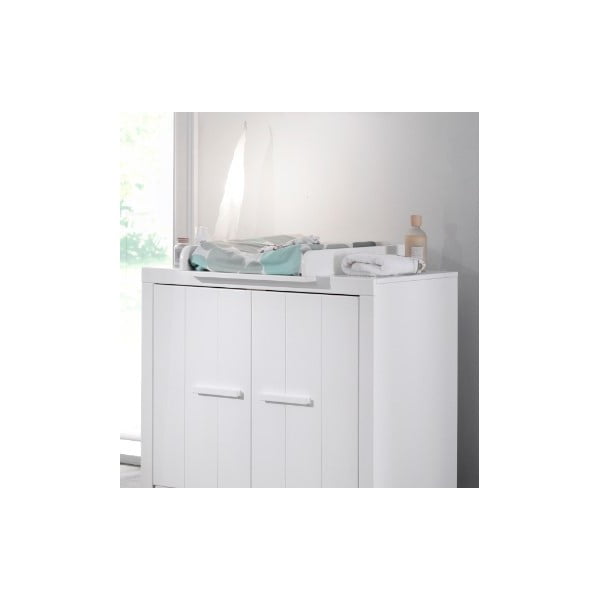 Biały przewijak z litego drewna sosnowego ERIK – Vipack-image-1