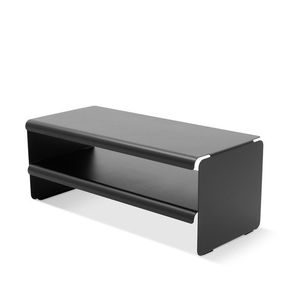 Czarna stalowa szafka na buty 71,5x28x31 cm Linea – Spinder Design-image-3