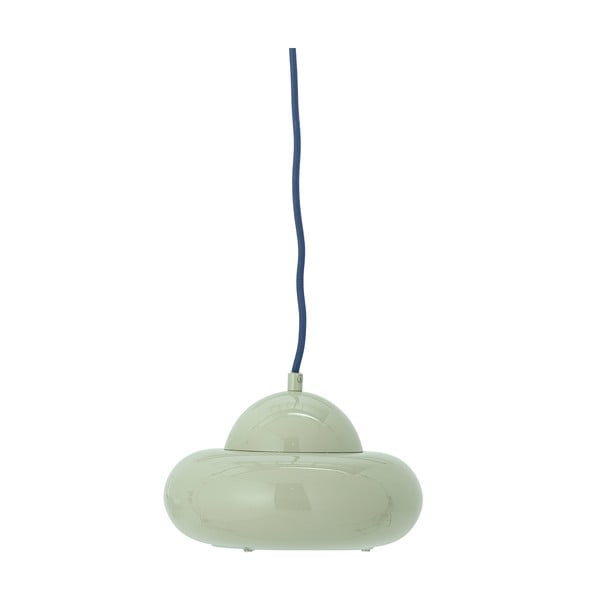 Zielona lampa wisząca z metalowym kloszem ø 22 cm Bubble – Bloomingville