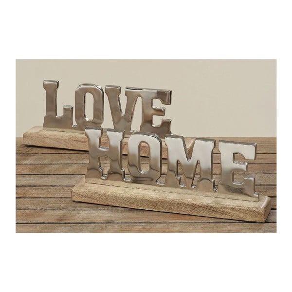 Dekoracja Love Home, 2 sztuki