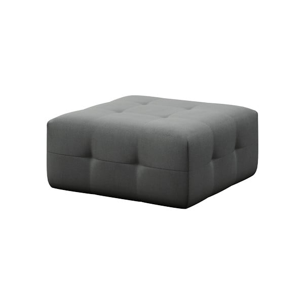 Szary aksamitny podnóżek Tuil – Rodier-image-2