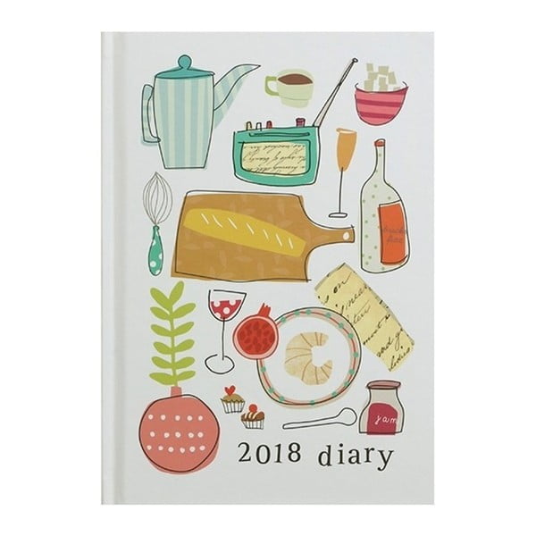 Kalendarz 2018 Portico Designs Caroline Gardner All Around The Table, A5