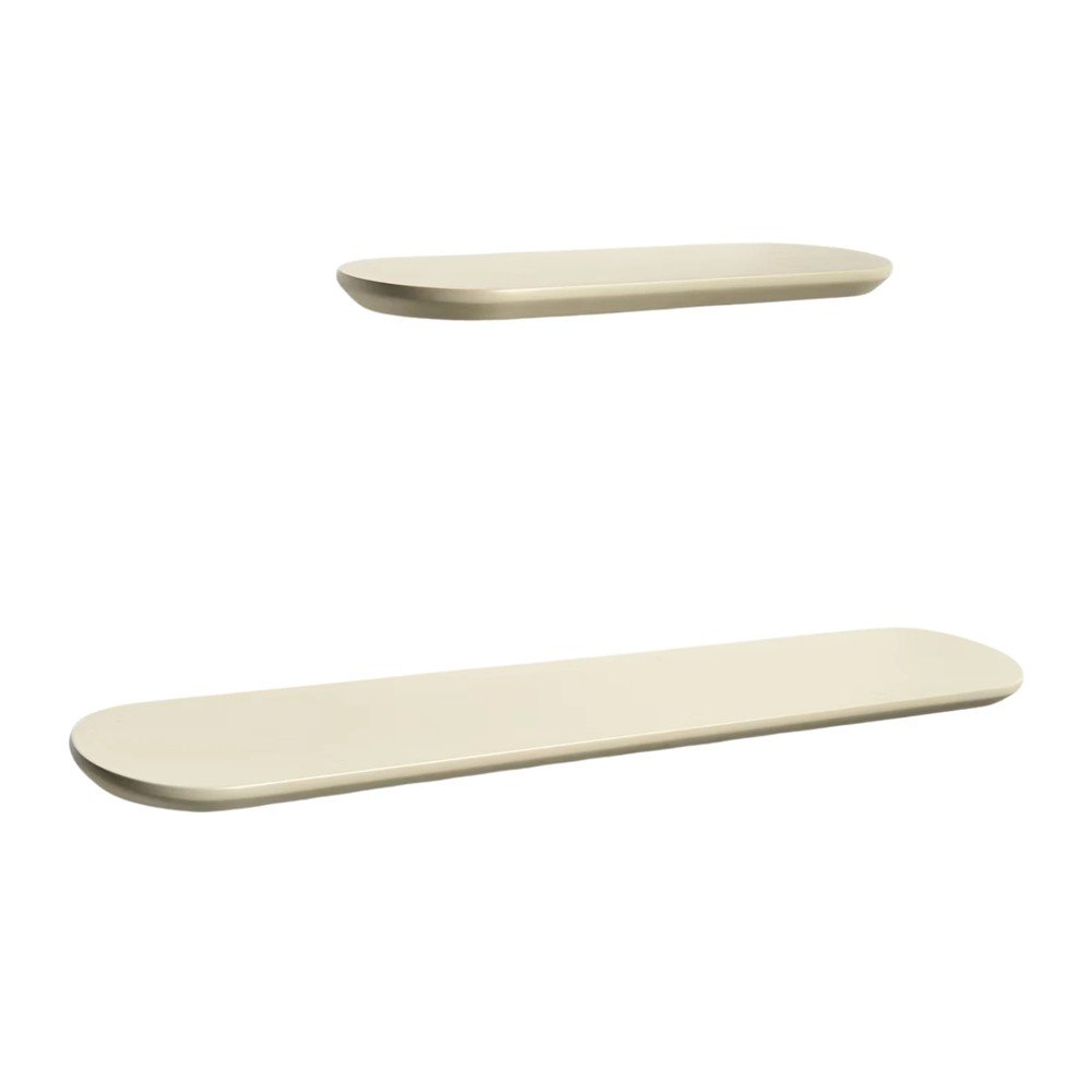 Beżowe półki zestaw 2 szt. 55 cm Arely – Kave Home