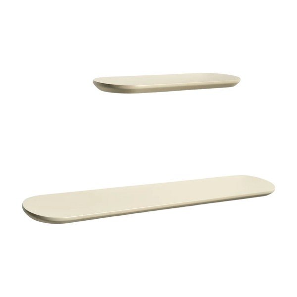 Beżowe półki zestaw 2 szt. 55 cm Arely – Kave Home