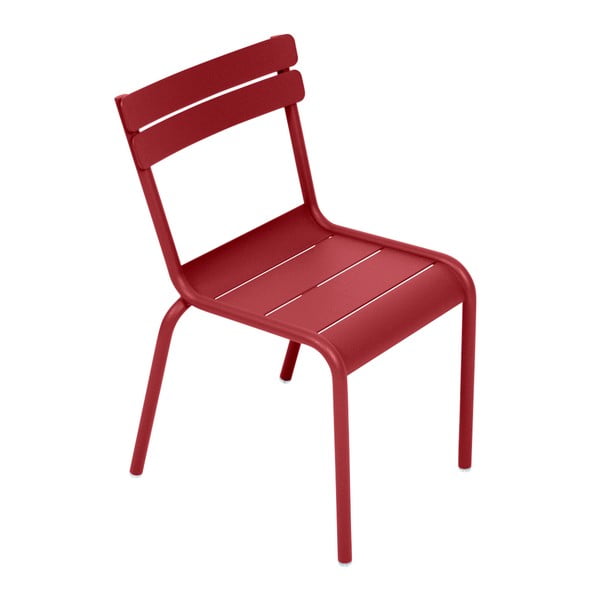 Czerwone krzesło dziecięce Fermob Luxembourg
