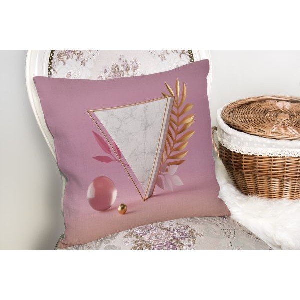 Poszewka na poduszkę Minimalist Cushion Covers Marble Triangle, 45x45 cm-image-2