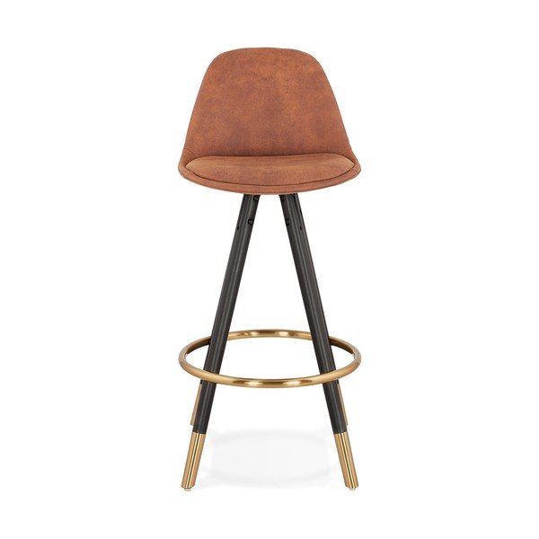 Brązowy hoker Kokoon Bruce Mini, wys. siedziska 65 cm-image-1