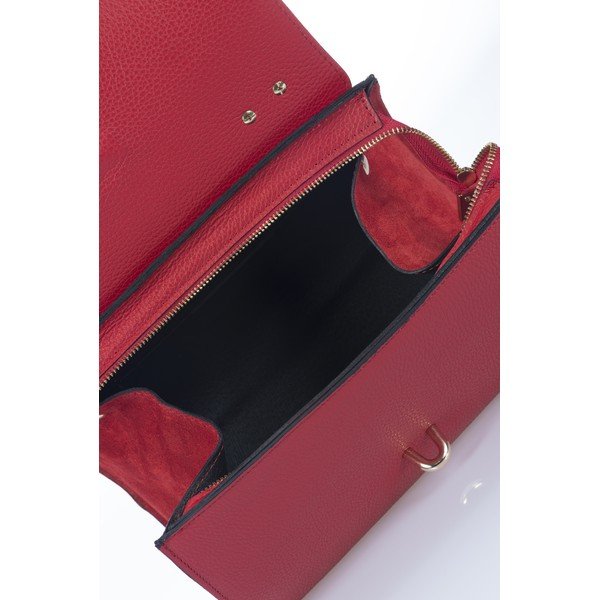 Skórzana torebka Markese 5258 Red-image-3
