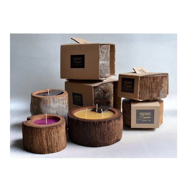 Palmowa świeczka Legno o zapachu białego piżma, 90 godzin palenia-image-3