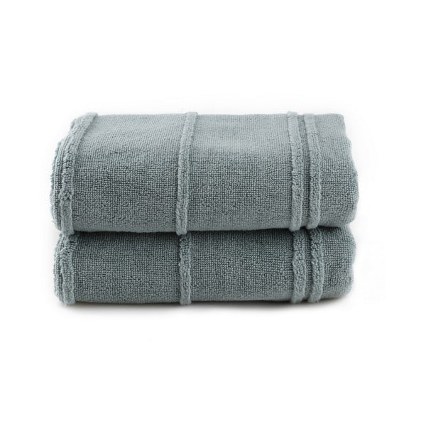 Zielone ręczniki frotte zestaw 2 szt. 50x90 cm Arden – Foutastic-image-2