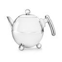 Dzbanek do herbaty ze stali nierdzewnej w kolorze srebra 1,5 l Bella Ronde – Bredemeijer