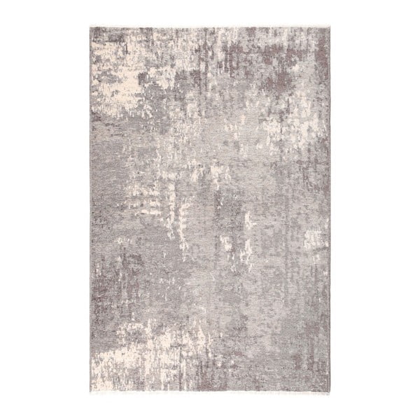 Szaro-beżowy dywan dwustronny Vitaus Dinah, 77x200 cm