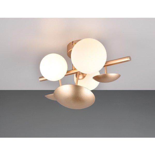 Kinkiet w biało-złotym kolorze Bubble – Trio Select-image-1