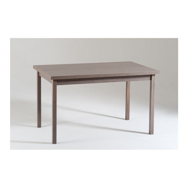 Szary drewniany stół rozkładany Castagnetti Top, 130 cm