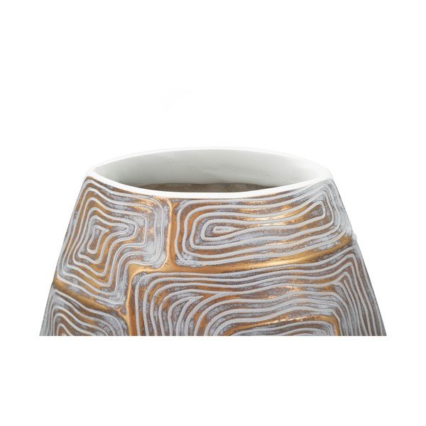 Wazon z żywicy polimerowej w kolorze złota (wysokość 59,5 cm) Eclips – Mauro Ferretti-image-4