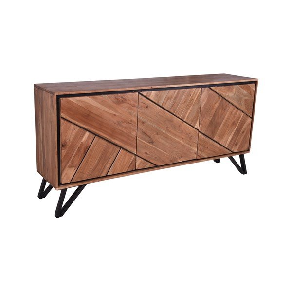 Komoda z litego drewna akacjowego 150x76x40 cm Ambala – Interia Home & Living-image-2