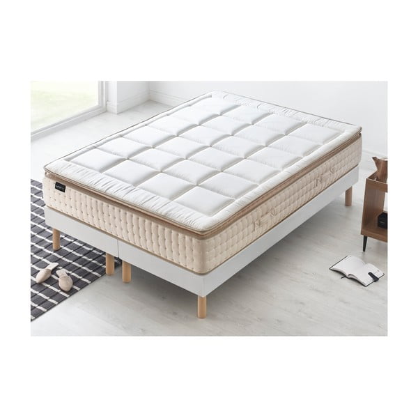 Łóżko 2-osobowe z materacem Bobochic Paris Cashmere, 90x200 cm + 90 + 200 cm