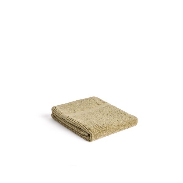 Zielony bawełniany ręcznik frotte 50x90 cm Olvira – Kave Home-image-4