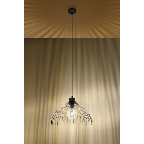 Czarna lampa wisząca Sollux Umea-image-3