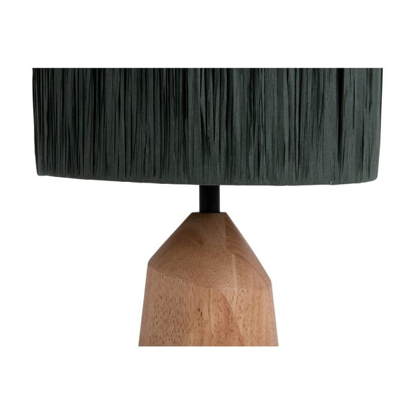 Czarna lampa stołowa z kloszem z plecionki papierowej (wys. 35,5 cm) Sheer Trapeze – Leitmotiv-image-3