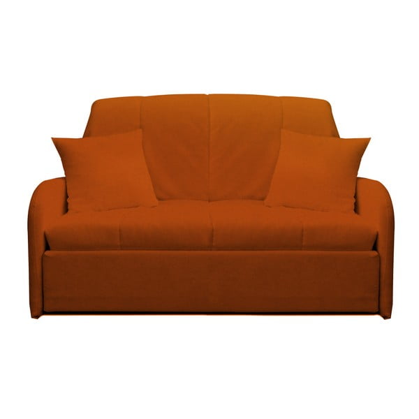 Pomarańczowa rozkładana sofa dwuosobowa 13Casa Paul