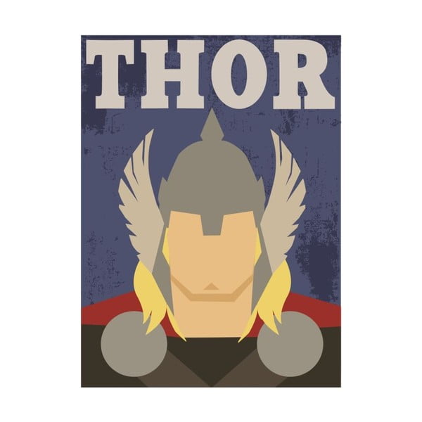Plakat Blue-Shaker Super Heroes Thor, 30x40 cm