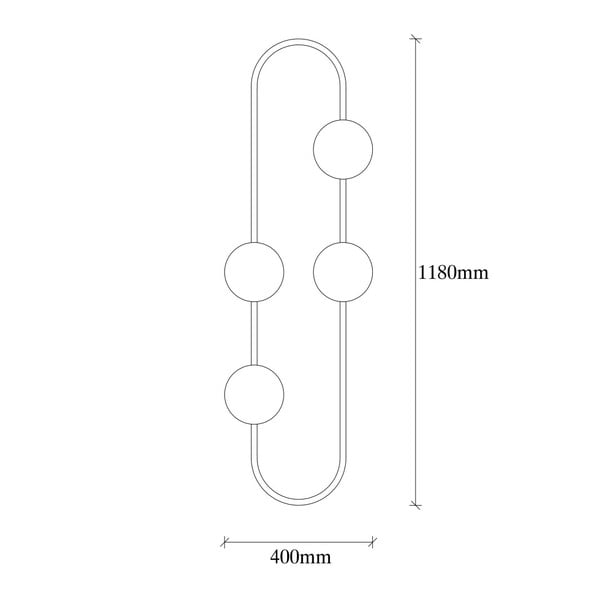Czarny metalowy kinkiet Opviq lights Karpos-image-2