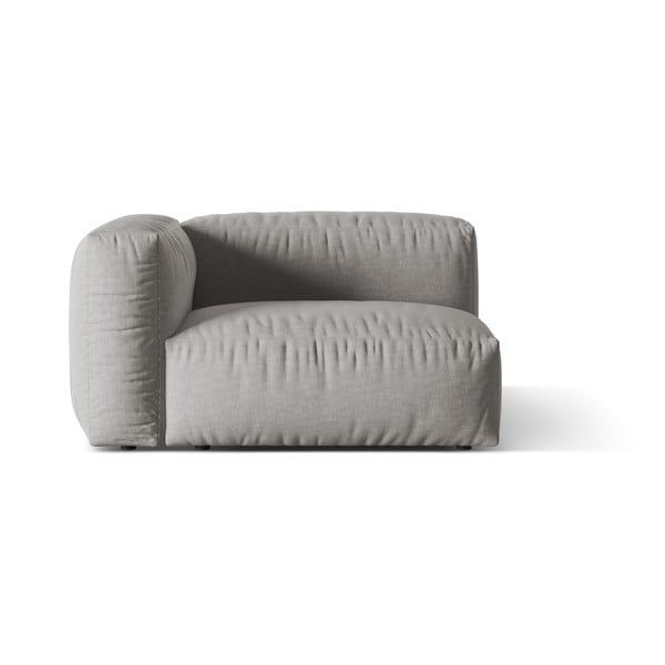 Jasnoszary moduł sofy (lewostronny) Martina – Micadoni Home