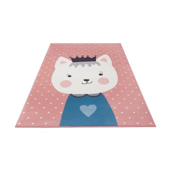 Dziecięcy różowy dywan Hanse Home Adventures Kitty Bonny, 160x220 cm-image-2