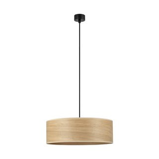 Lampa wisząca z kloszem z drewna dębowego Sotto Luce TSURI XL, ø 45 cm