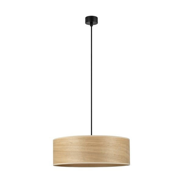 Lampa wisząca z kloszem z drewna dębowego Sotto Luce TSURI XL, ø 45 cm
