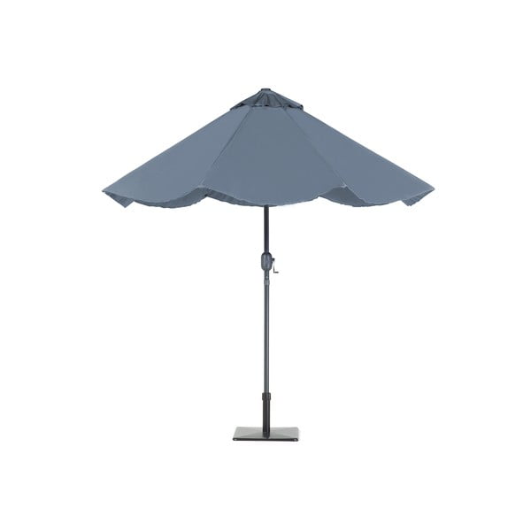 Ciemnoszary parasol ogrodowy z LED Monobeli Shining