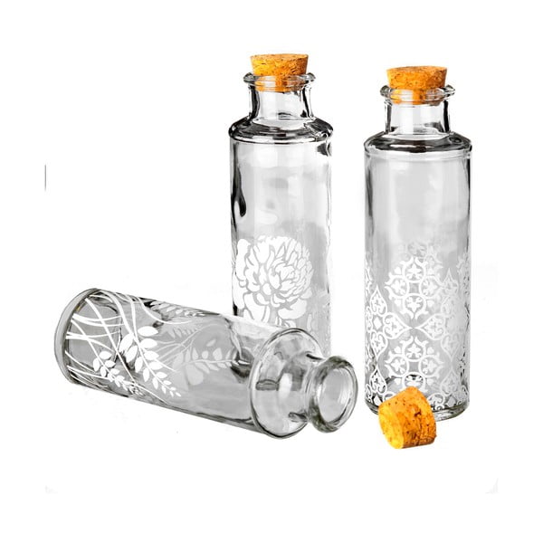 Zestaw 6 butelek szklanych Corcho, 175 ml-image-1