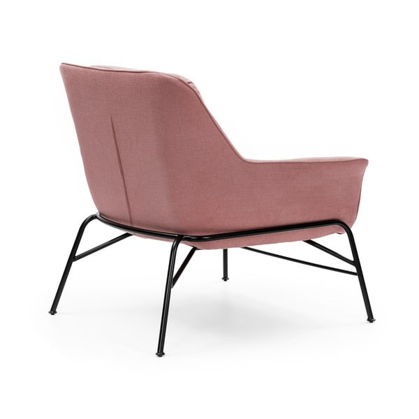 Różowy fotel Teulat Sadira-image-4